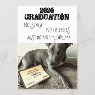 Faire-part de diplôme - Coronovirus 2020 - drôle