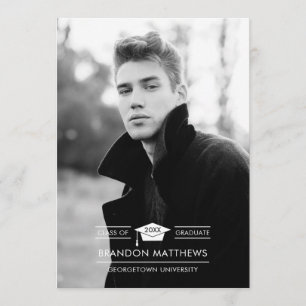 Faire-part de diplôme de Casquette de deuxième cyc