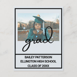 Faire-part de diplôme de photographie supérieur pe