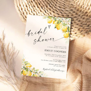 Faire-part de fiançailles Citron Vert