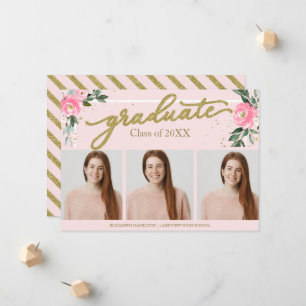 Faire-part de fin d'études secondaires 3 Cartes ph