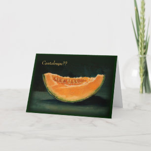 FAIRE-PART DE FUGUE : DRÔLE : CANTALOUP