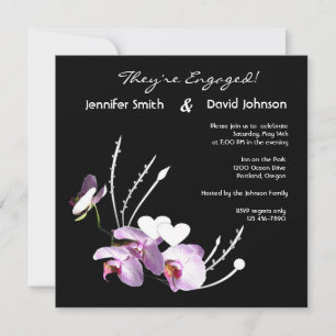 Faire-part de gestion des orchidées Ikebana