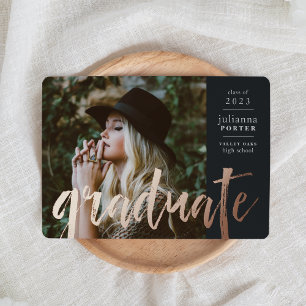 Faire-part de graduation à l'huile esquissée Noi
