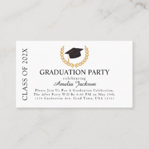 Faire-part de graduation après la partie Insérer l