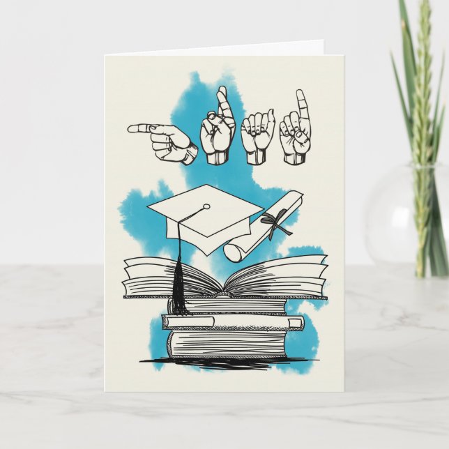 FAIRE-PART de graduation ASL (Devant)