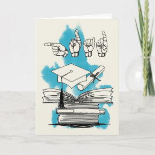 FAIRE-PART de graduation ASL