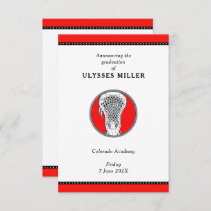 Faire-part de graduation de crosse