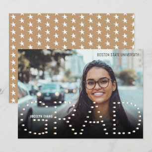 faire-part de graduation de la photo Gold 2024