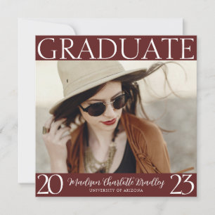 Faire-part de graduation du maron de Bourgogne mod