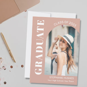 Faire-part de graduation photo Arch moderne