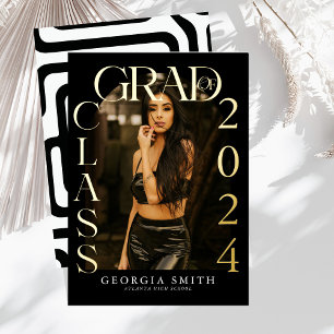 Faire-part de graduation photo Boho Arch moderne