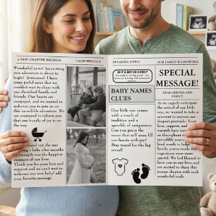 Faire-part de grossesse  annonce de Baby Shower da