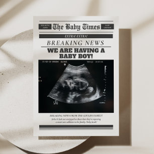 Faire-part de grossesse dans les journaux pour béb
