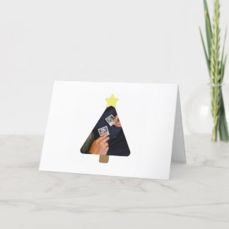 Faire-part de grossesse d'arbre de Noël simple