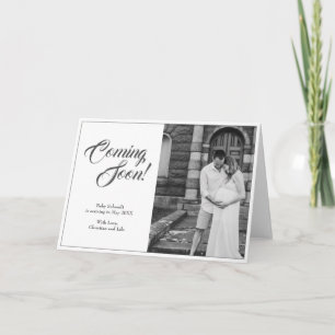 Faire-part de grossesse de style classique