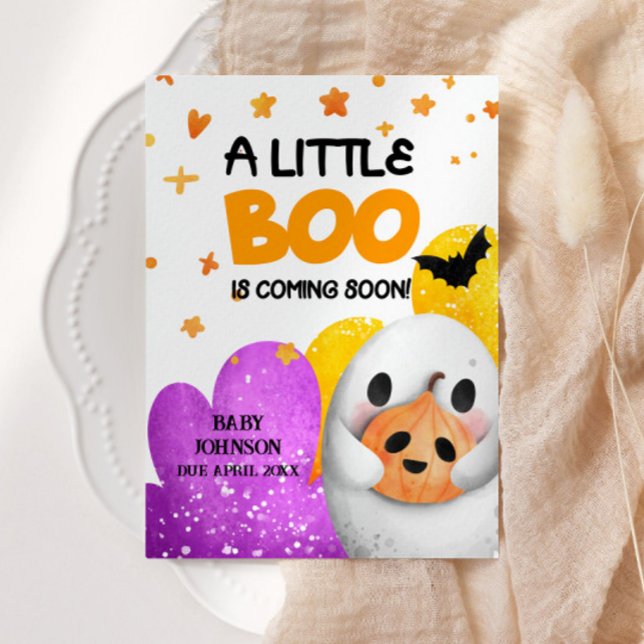 Faire-part de grossesse d'Halloween (Créateur téléchargé)