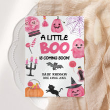 Faire-part de grossesse d'Halloween