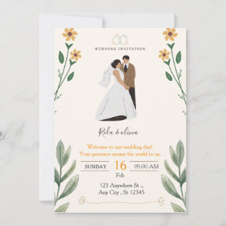 Faire-part de mariage