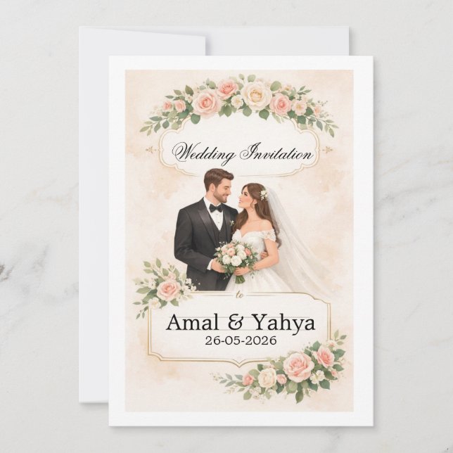Faire-part de mariage (Devant)