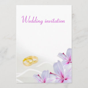 Faire-part de mariage