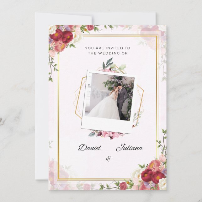 faire-part de mariage (Devant)