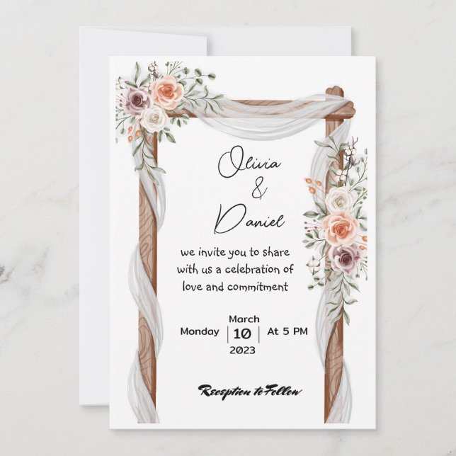 faire-part de mariage (Devant)