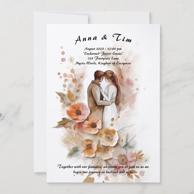 Faire-part de mariage (Devant)
