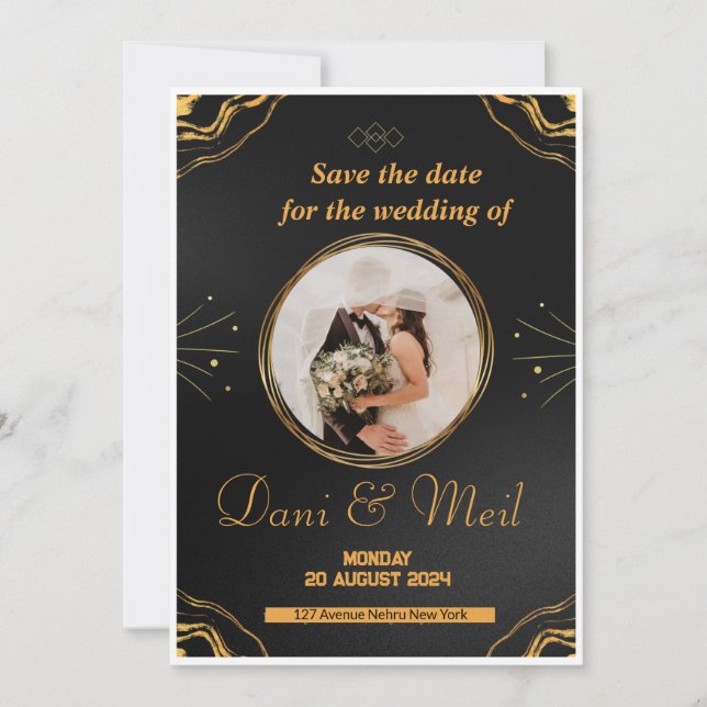 faire-part de mariage (Devant)