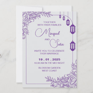 Faire-part de mariage
