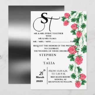 Faire-part de mariage