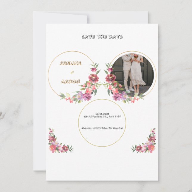 Faire-part de mariage (Devant)