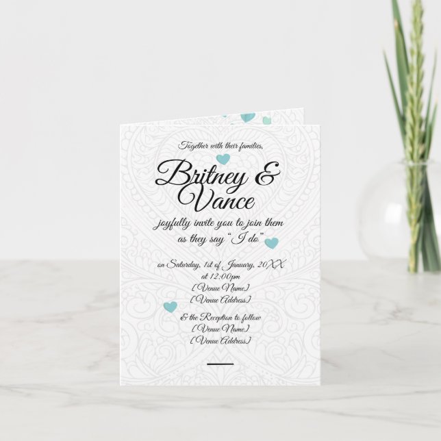 Faire-part de mariage (Devant)