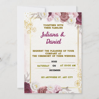 Faire-part de mariage
