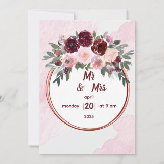 Faire-part de mariage