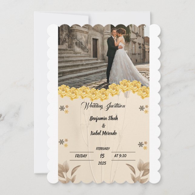 faire-part de mariage (Devant)