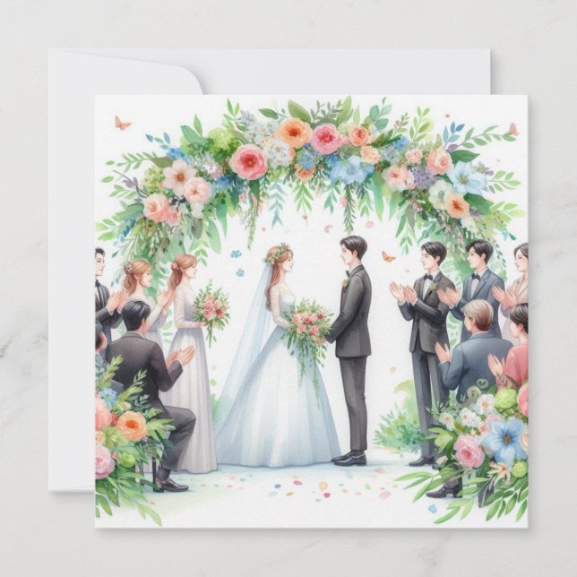 Faire-part de mariage (Devant)