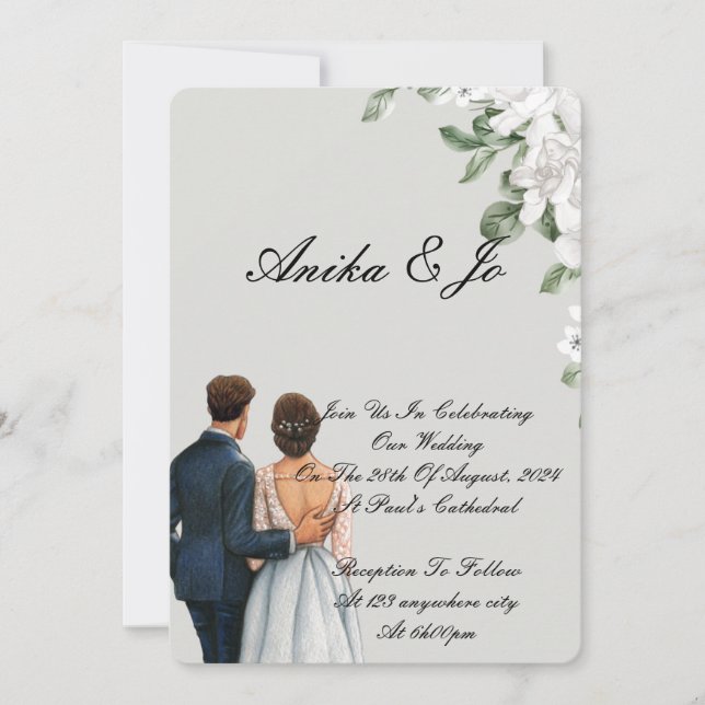 faire-part de mariage (Devant)