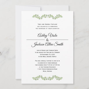 Faire-part de mariage  