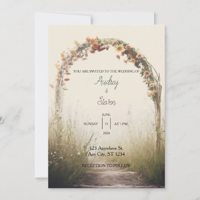 Faire-part de mariage (Devant)