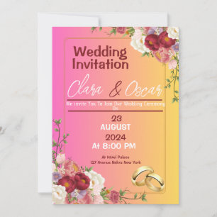 Faire-part de mariage