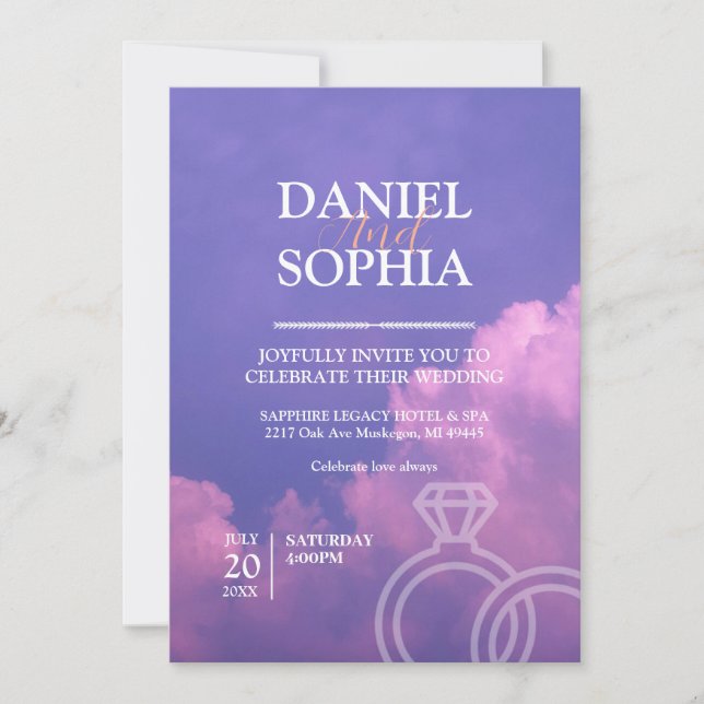 Faire-part de mariage (Devant)