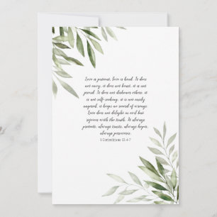 Faire-part de mariage à feuilles d'olive