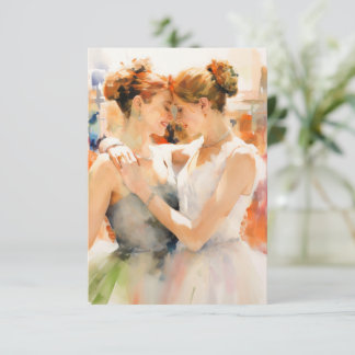 Faire-Part de Mariage à l'Aquarelle