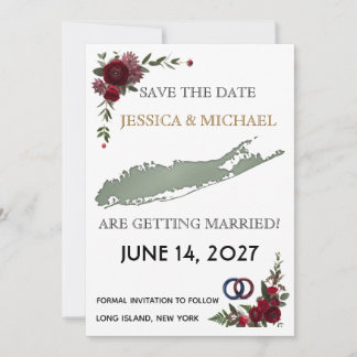 faire-part de mariage à long island pour annoncer