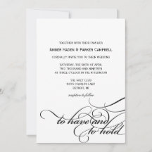 faire-part de mariage | À Tenir II