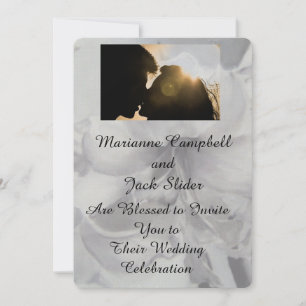 FAIRE-PART DE MARIAGE AMARYLLIS FLOWER PERSONNALIS