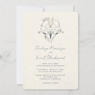 Faire-part de mariage AMOR OMNIA VINCIT
