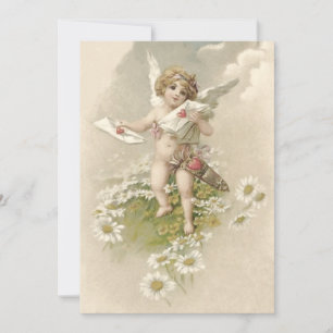 Faire-part de Mariage Ange Chérubin Cupidon Margue