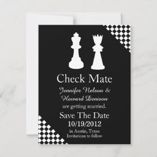 Faire-Part de Mariage Annonce de Date de Mariage P